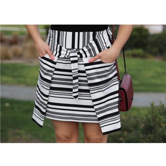 CABI ‘GRANDSTAND’ FAUX WRAP SKIRT-EUC! - Picture 1 of 10